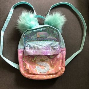 Justice small “S” Back Pack